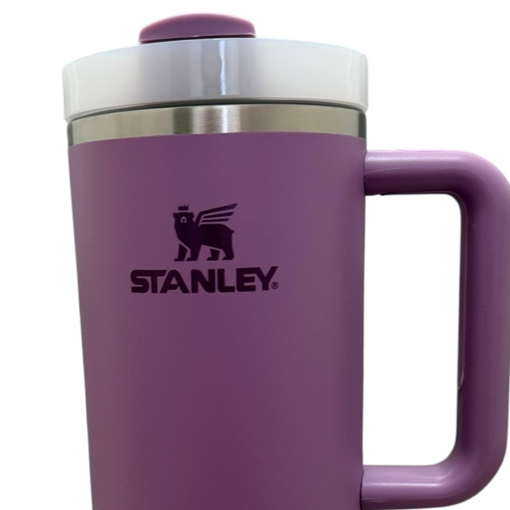 NIB Authentic Stanley Violet 40oz Tumbler with Silver Trim - Picture 3 of 3